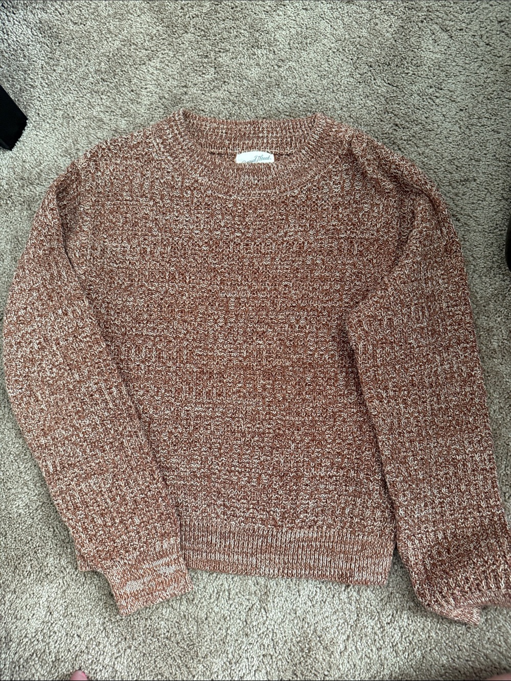 Universal Thread Marled Rust Crewneck Sweater size xsmall